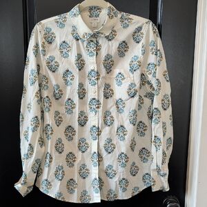 J Crew Floral Button Down NWT